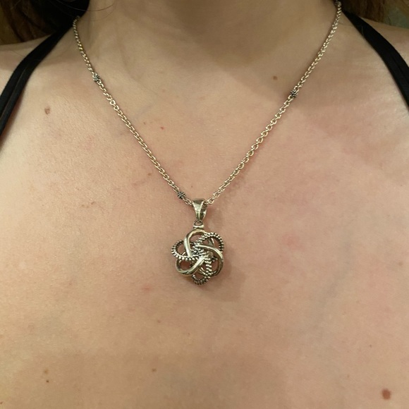 Lagos Love Knot 18mm Two Strand Station Necklace - Picture 9 of 9